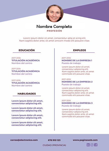 plantilla currículum bibliógrafo